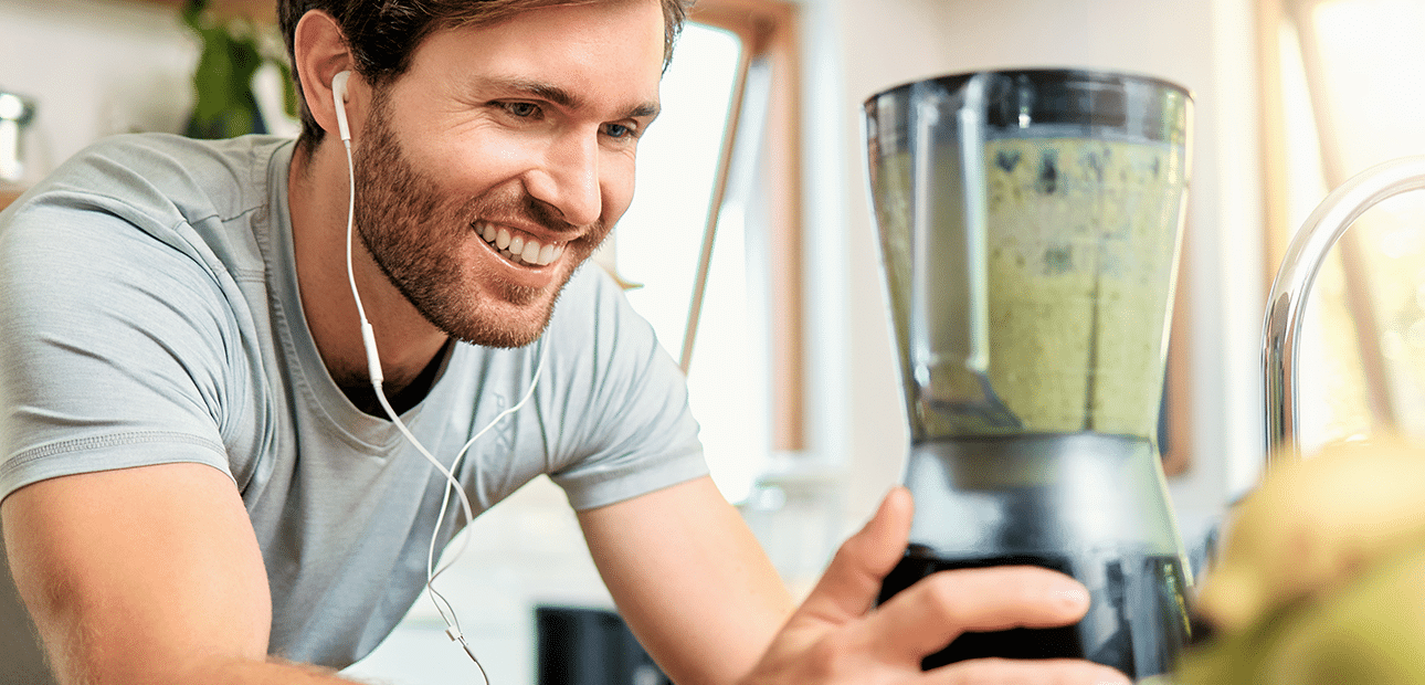 Paul-M-success-story-fit-man-makes-protein-shake