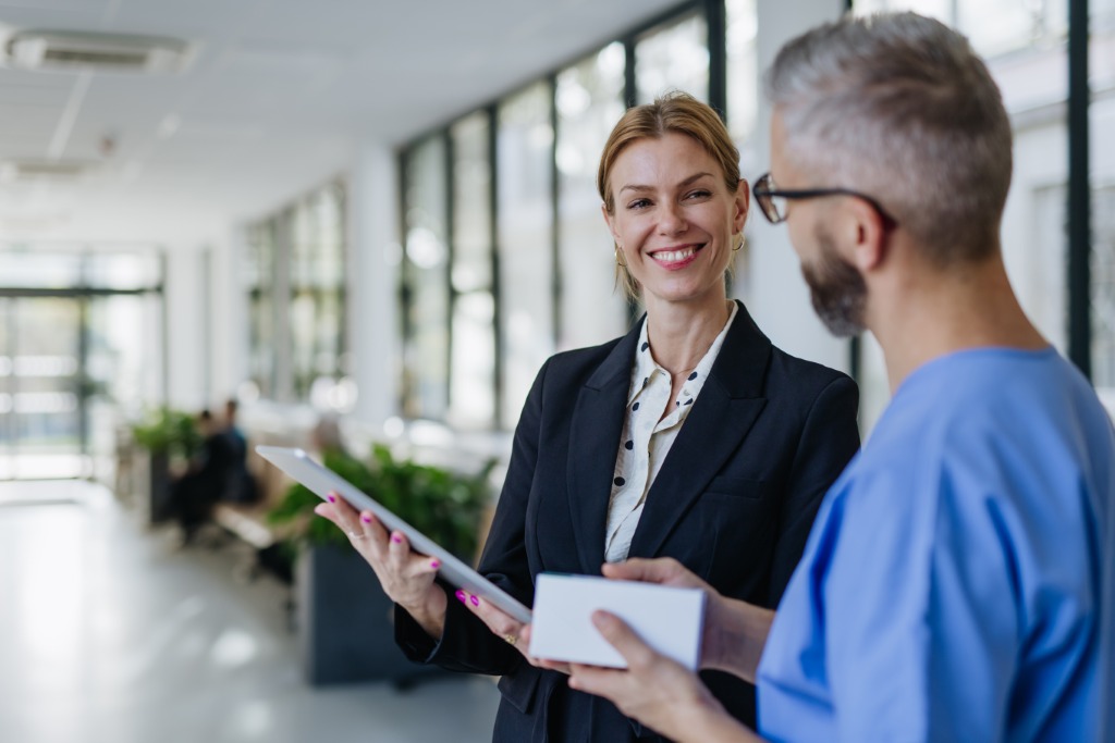 healthcare corporate career admin iStock 1768703421