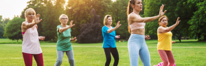 Consider Tai Chi to Find Better Balance 2 tai chi group outside sun